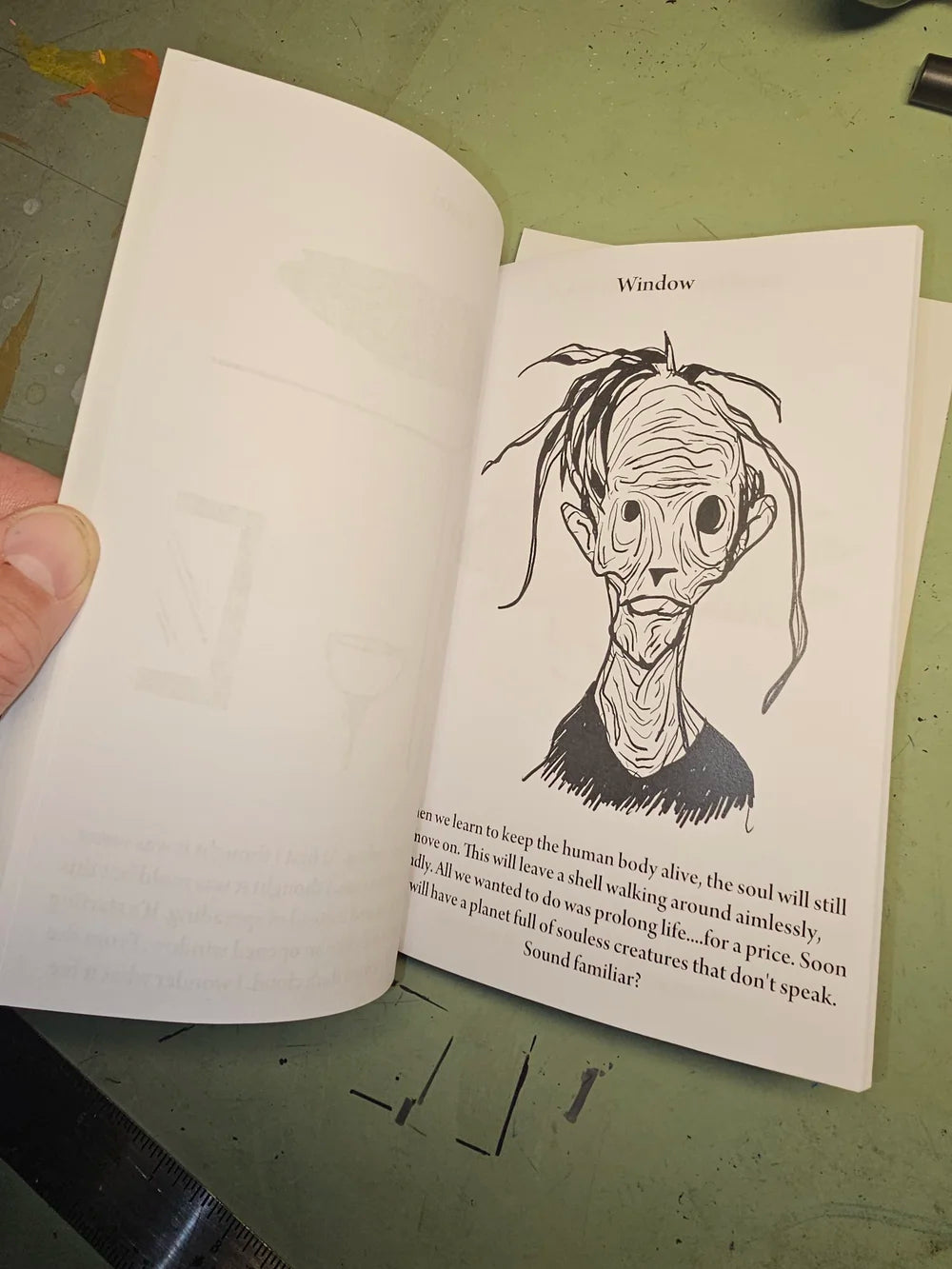 #myhorrorstorypart2 Sketch Book with Original Sketch Cover