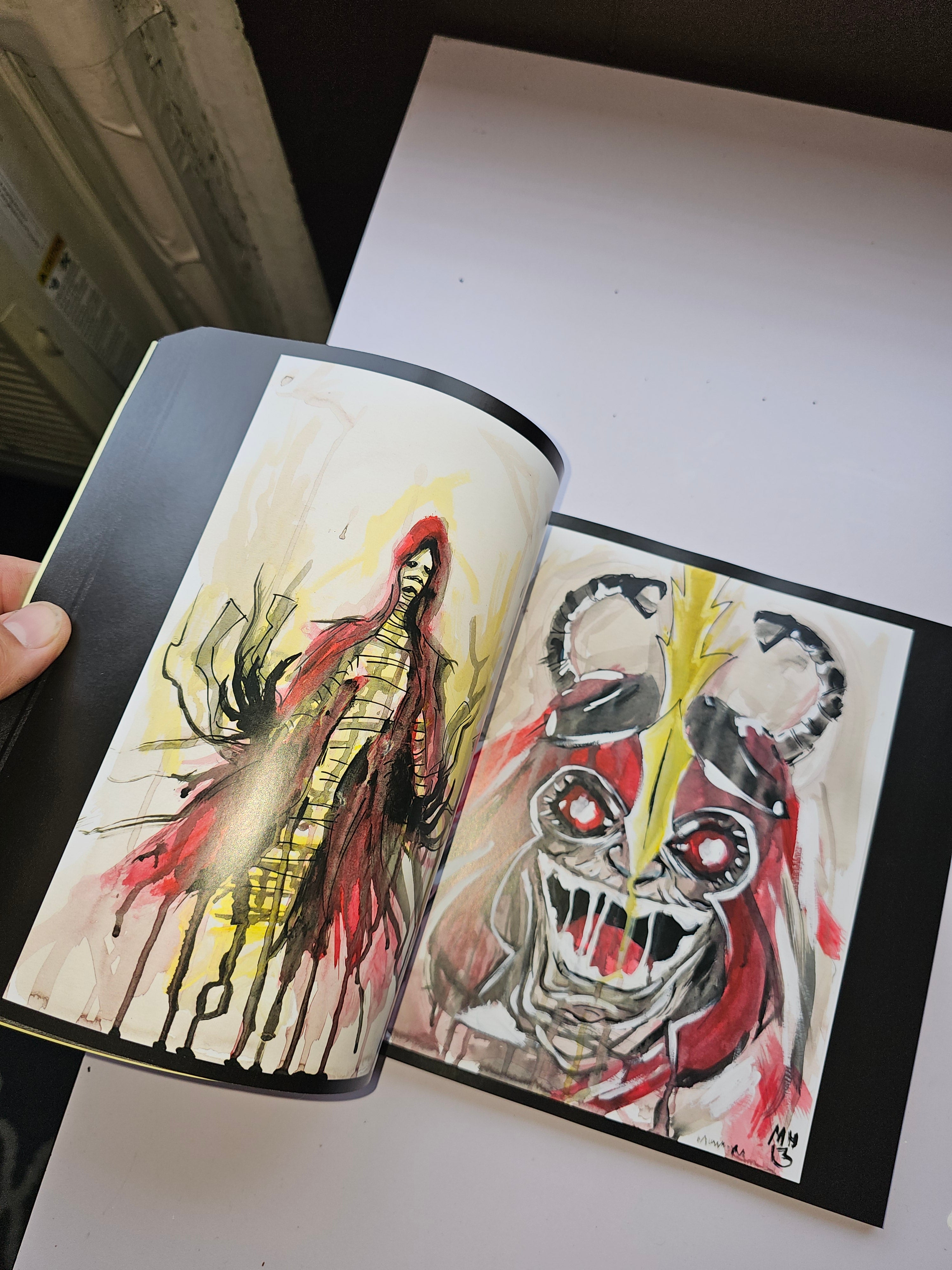 Death Is Just The Beginning... Art of Metal Hand Artbook Trade Paperback