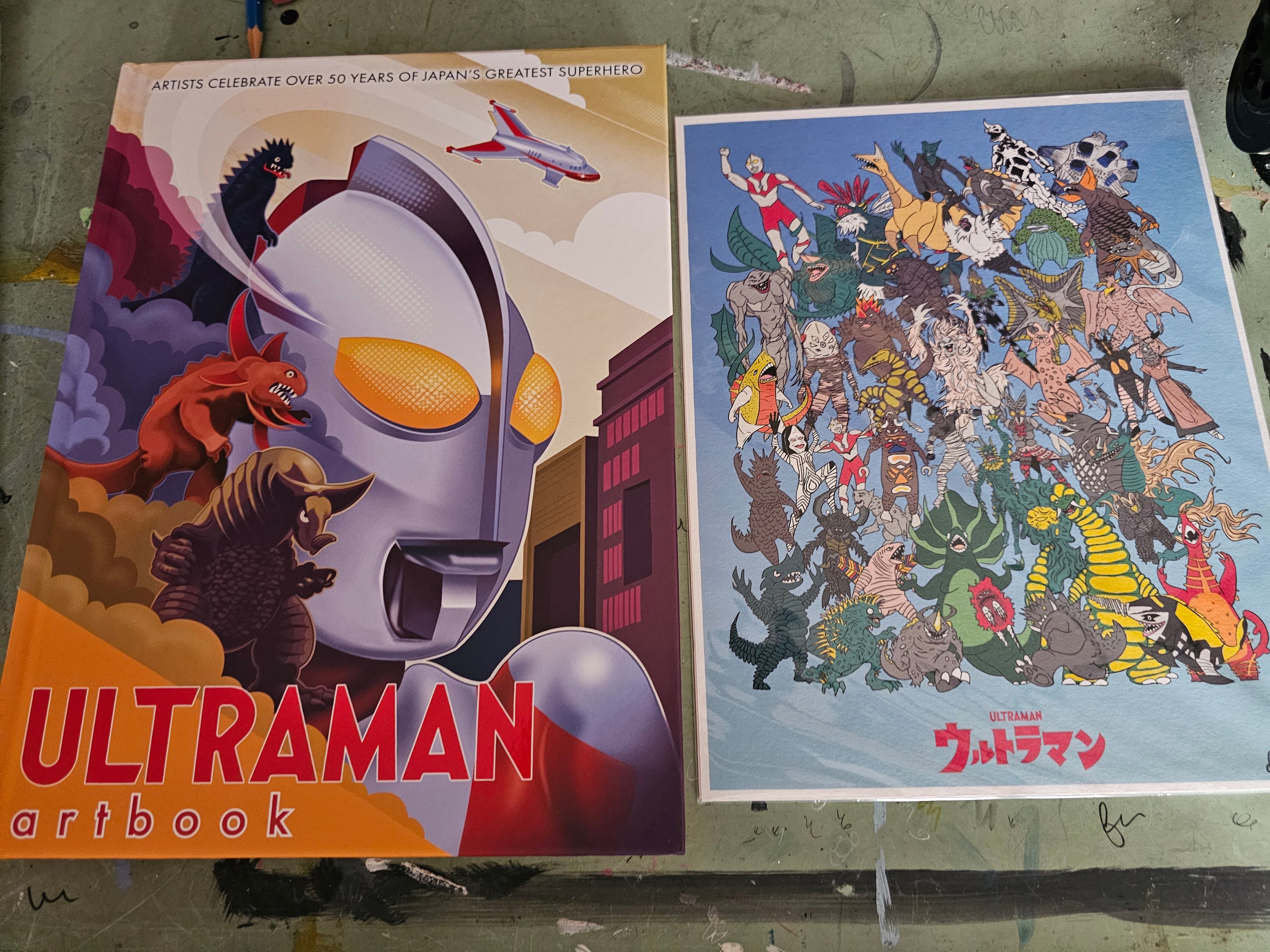 ULTRAMAN Artbook Sealed Hardcover KICKSTARTER Cover with Print