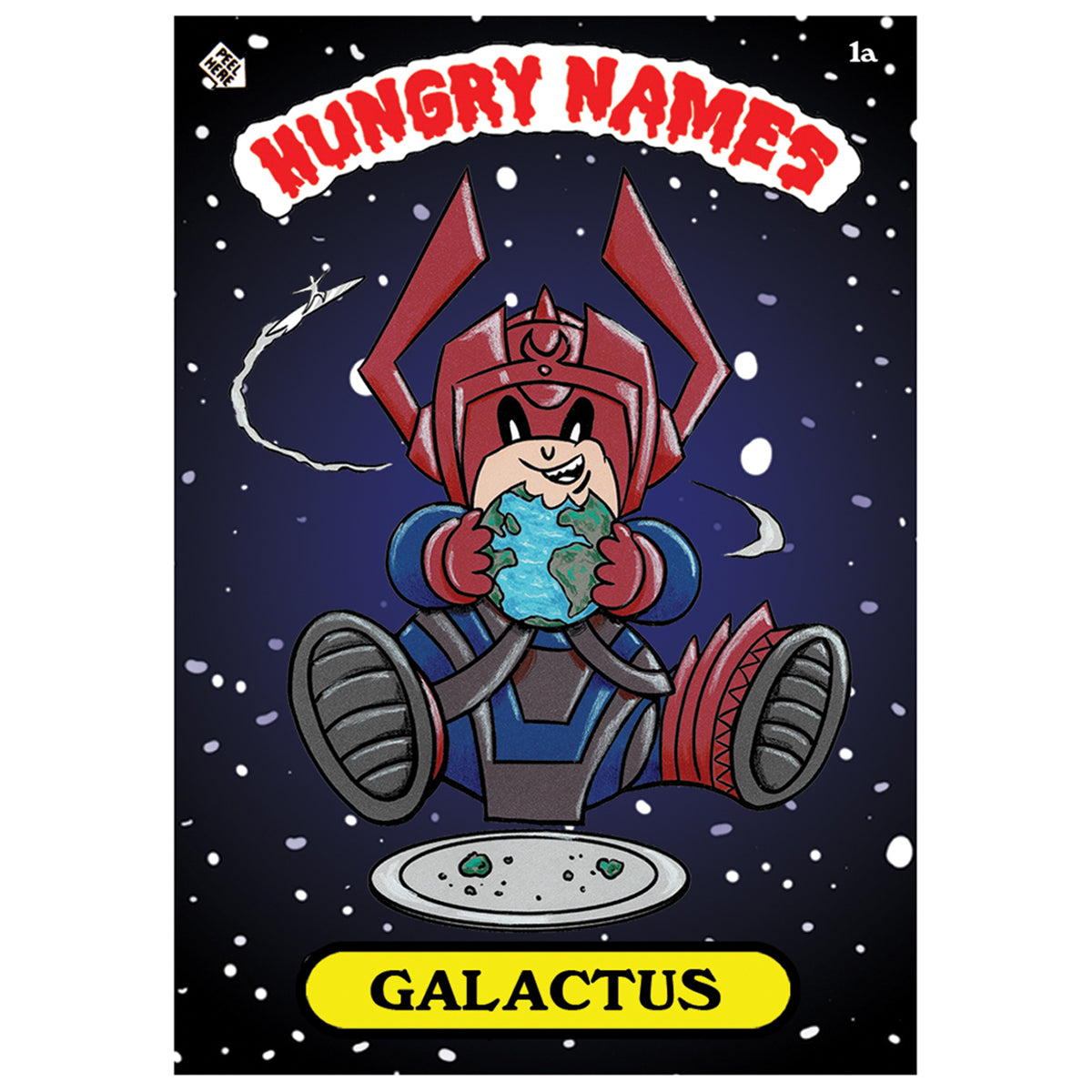 Hungry Names Galactus 3"x 4" Premium Vinyl Sticker