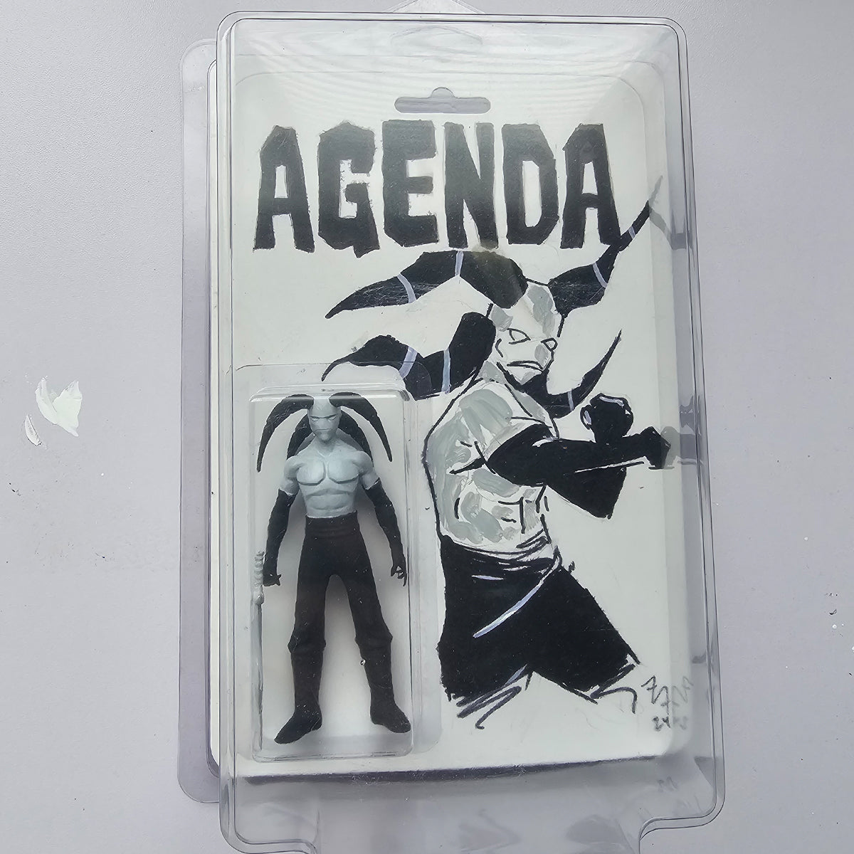 AGENDA Custom Painted 3D Printed Carded Action Figure 1/1 Punch