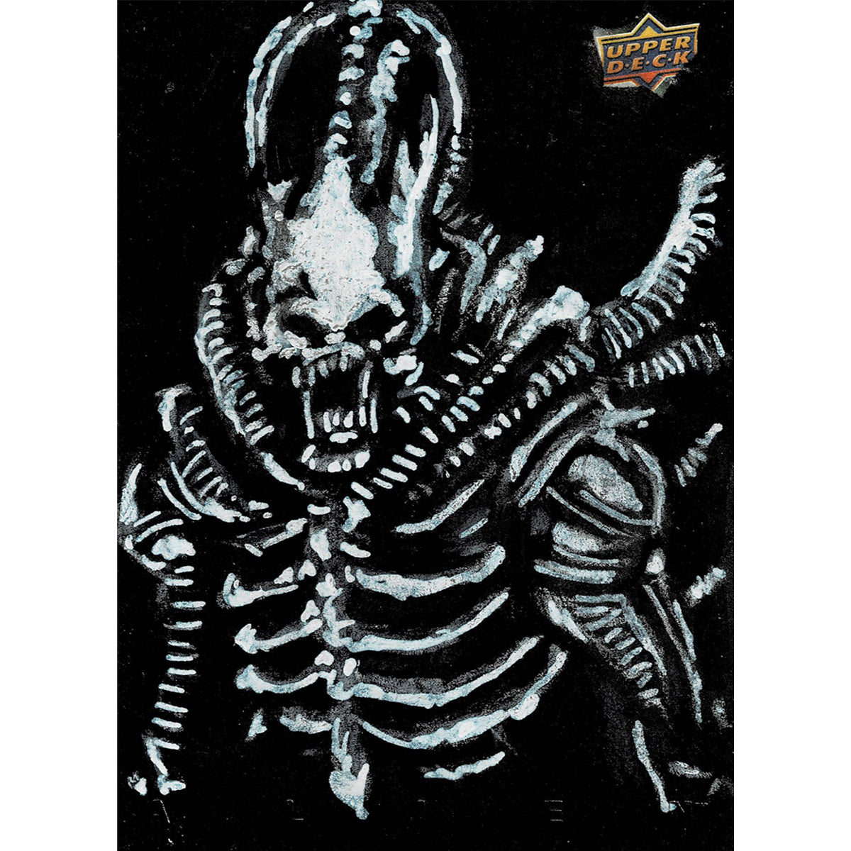 Alien Art Sketch Card by Upper Deck Xenomorph ACEO ATC 2017 Redo