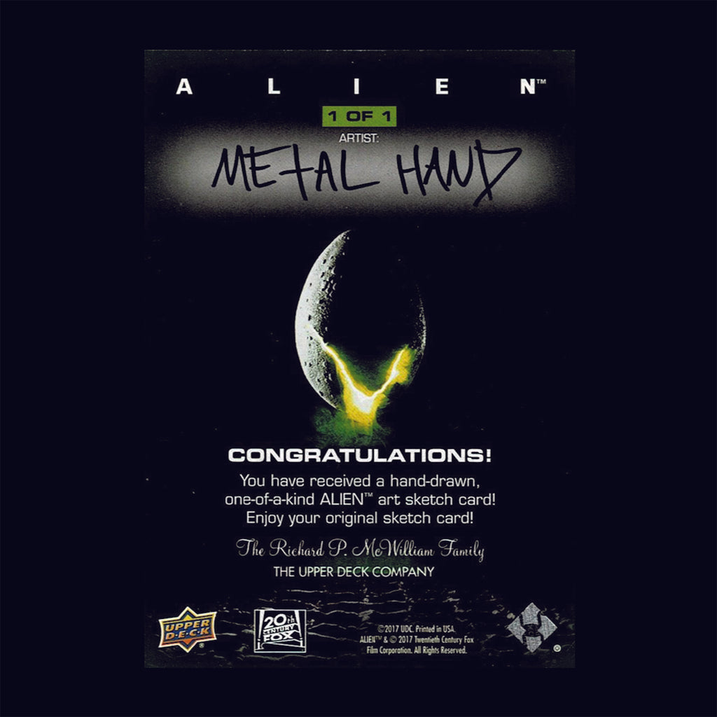 Alien Art Sketch Card by Upper Deck Lambert ACEO ACT 2017