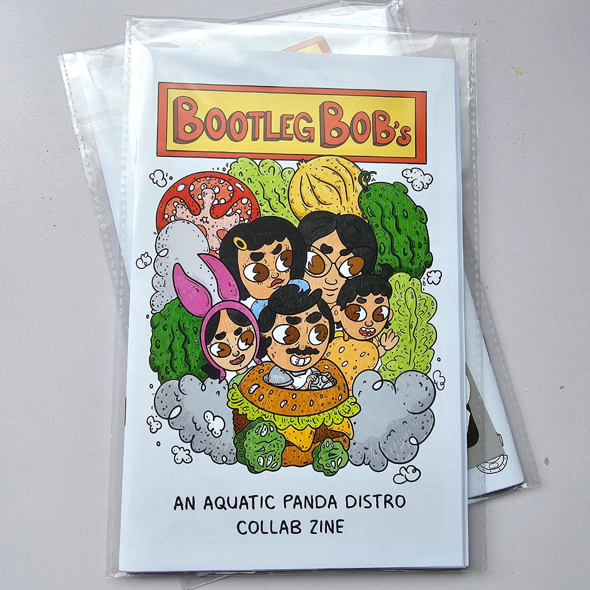 Bootleg Bob's An Aquatic Panda Distro Collab Zine