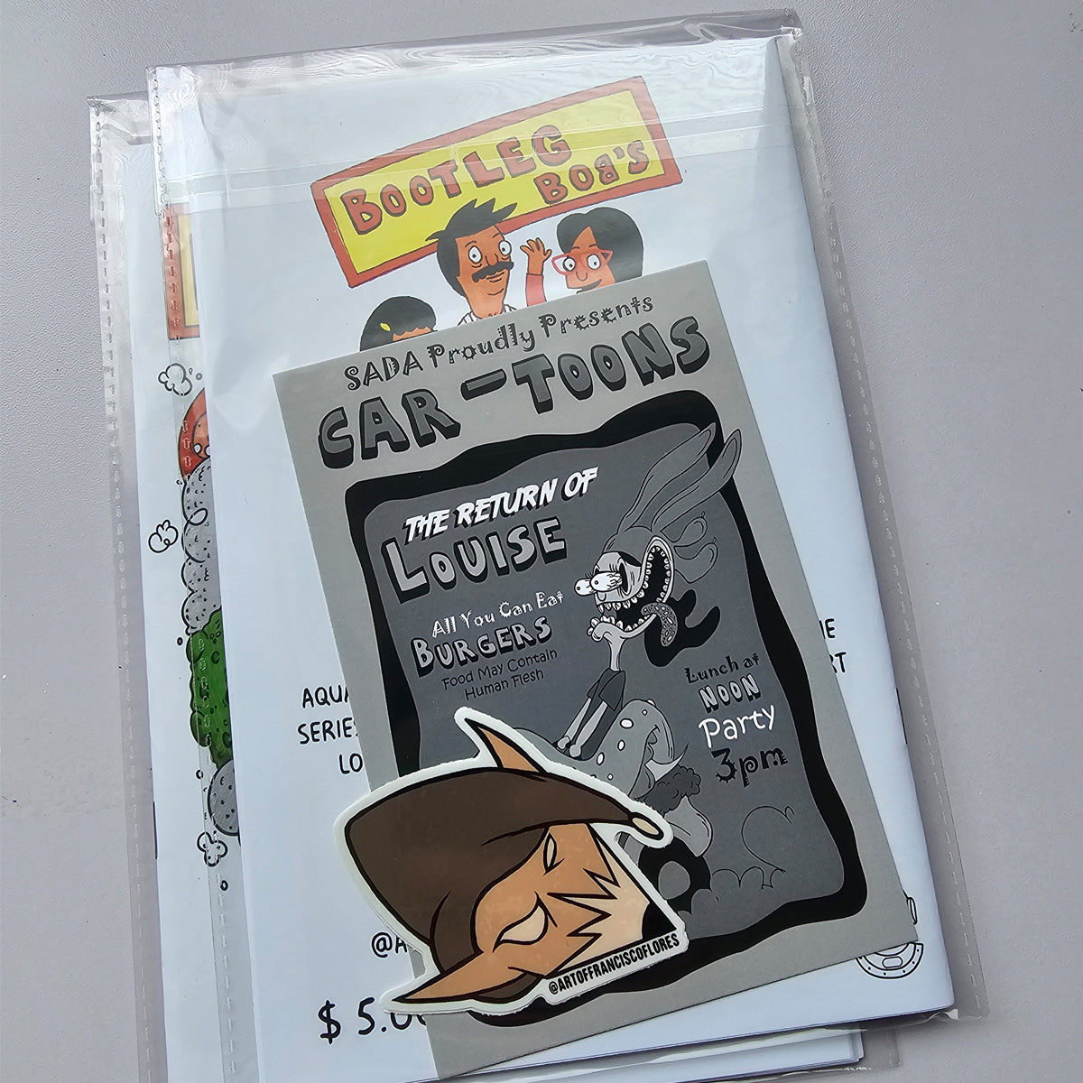 Bootleg Bob's An Aquatic Panda Distro Collab Zine