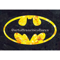 Batman Logo Comic Book Collage 4x6 Postcard