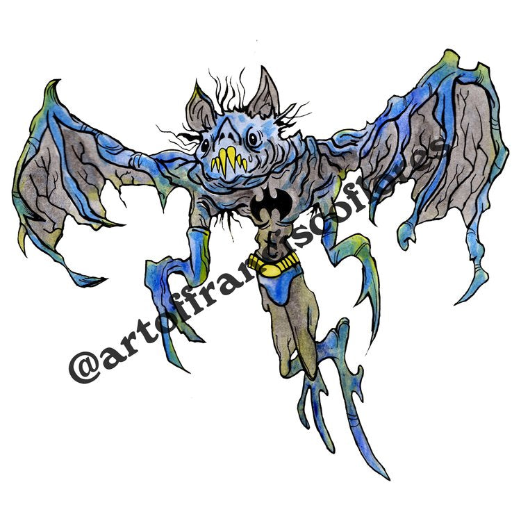 Batman 4" Cut to Shape Premium Vinyl Sticker