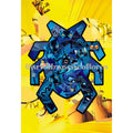 Blue Beetle Comic Book Collage 4x6 Postcard