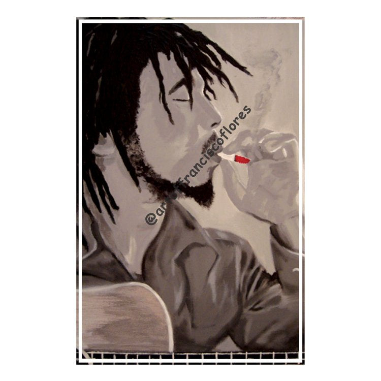 Bob Marley 8 1/2 x 11 Fine Art Print