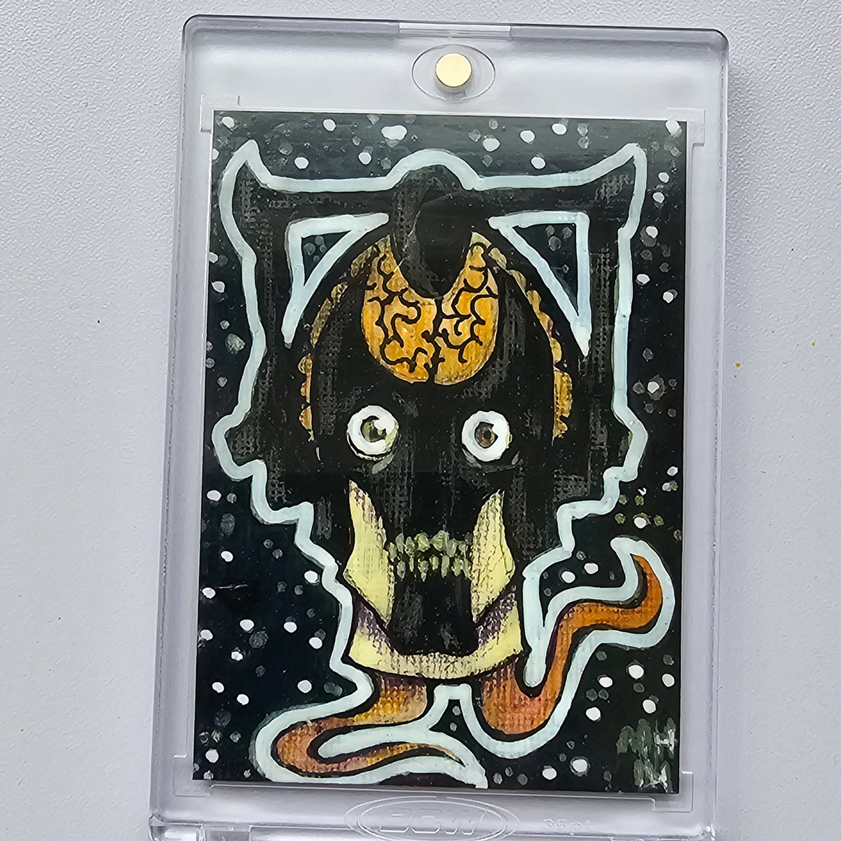 Cyber-Lord Mixed Media Sketch Card