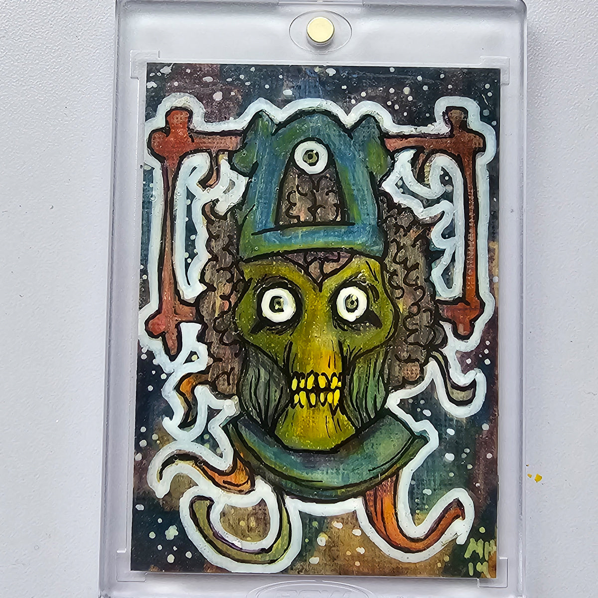 CyberNomad Mixed Media Sketch Card