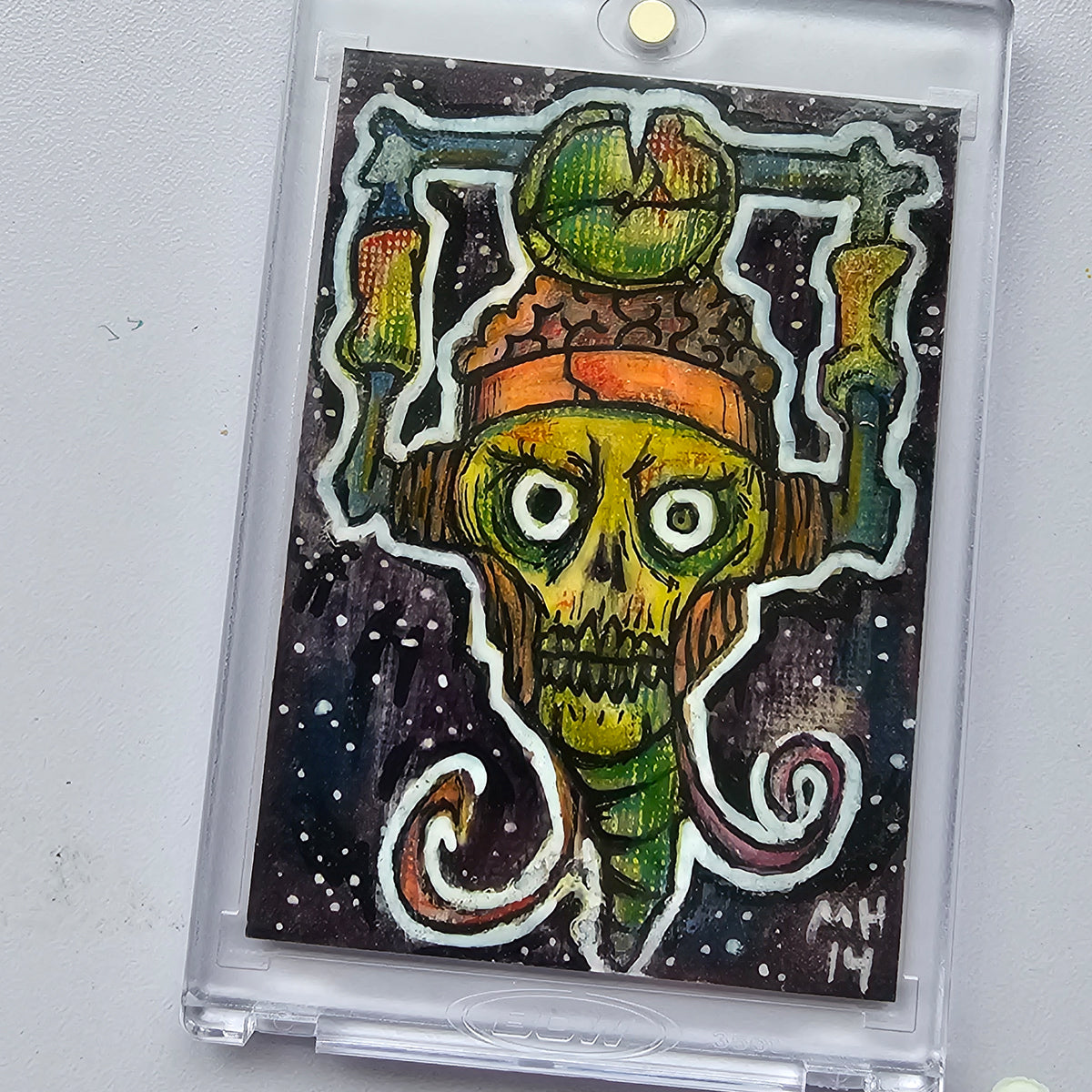 CyberMondan Mixed Media Sketch Card