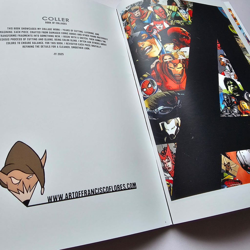 COLLER book of collages by Francisco Flores