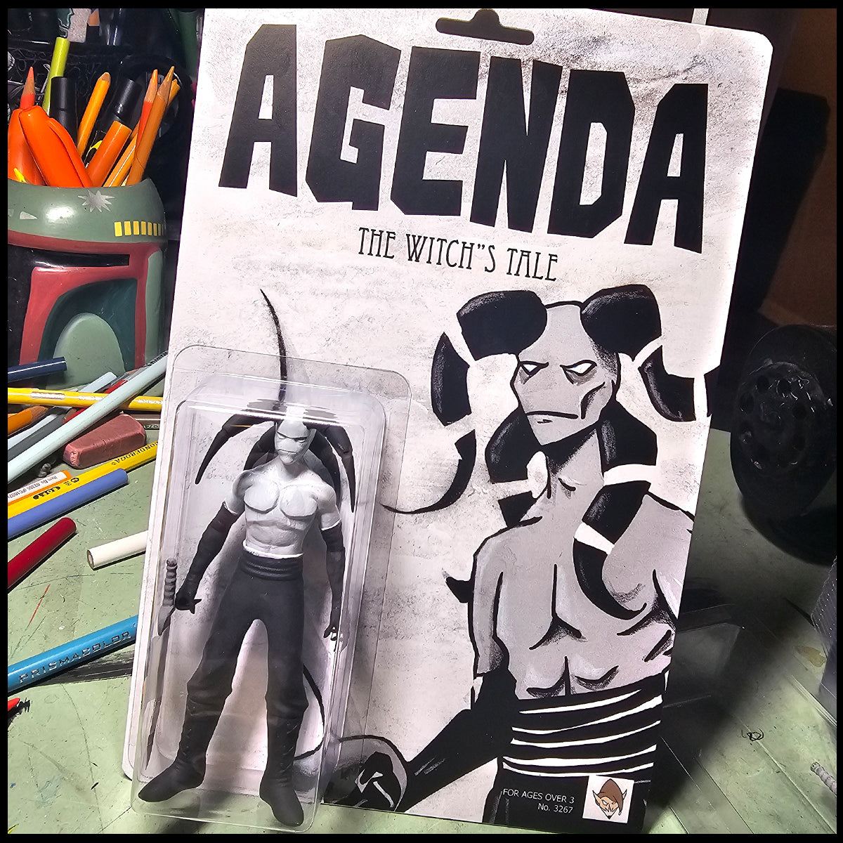 AGENDA The Witch's Tale Custom Made 3D Printed Carded Action Figure