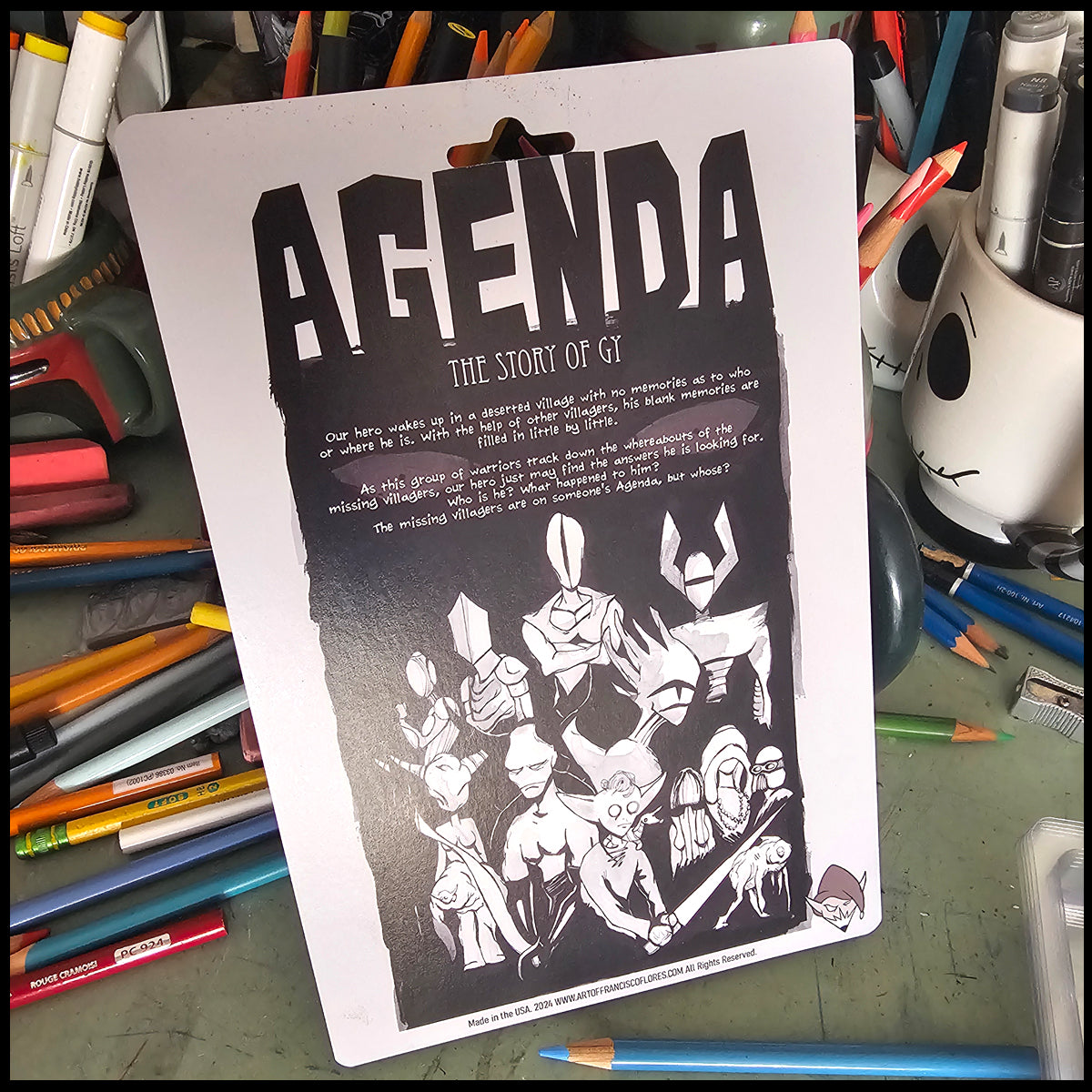 AGENDA The Story of GY Custom Made 3D Printed Carded Action Figure