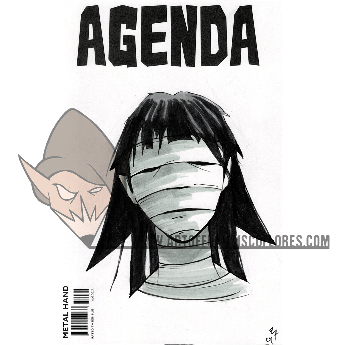 AGENDA: The Story of GY Issue #1 'Huntress' Sketch Cover