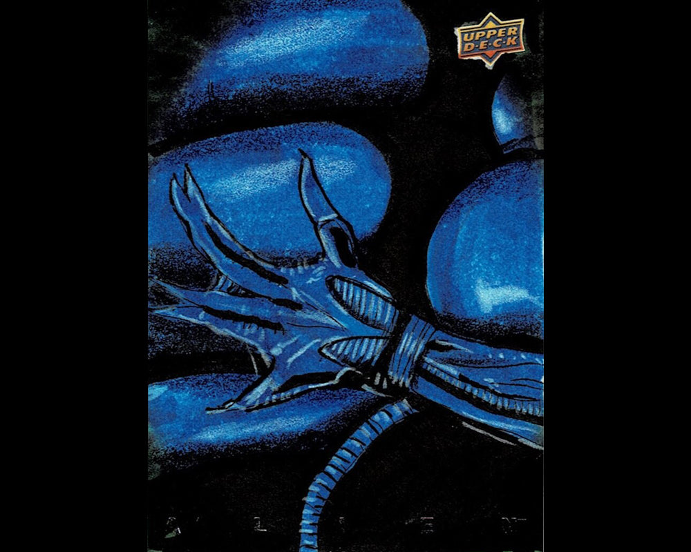 Alien Art Sketch Card by Upper Deck Xenomorph Hand ACEO ATC 2017