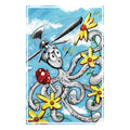 A Flower Octopus Helicopter 8 1/2 x 11 Fine Art Print